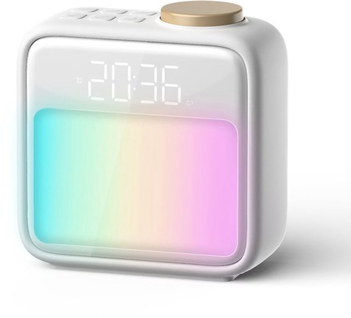 Wekker - digitale wekker - wekkers - Alarm Nachtlampje - Ingebouwde Batterij Slaapkamer Wekker - 6 Scènes en Witte Ruis Synchronisatie - Dubbele Alarm- en Snooze Functie - Perfect voor Diepe Slapers - Cadeau voor Kinderen en Tieners