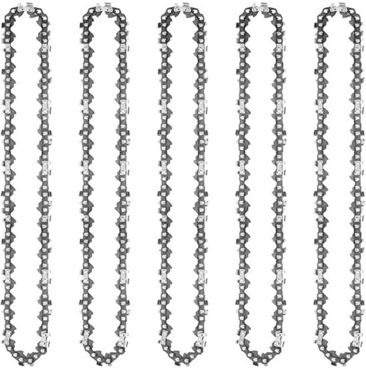 Zaagketting 30,5 cm - 5 Stuks - 45 Aandrijfschakels - 3/8 inch LP - Reserveketting - Hoogwaardige kwaliteit - Kettingzaagketting