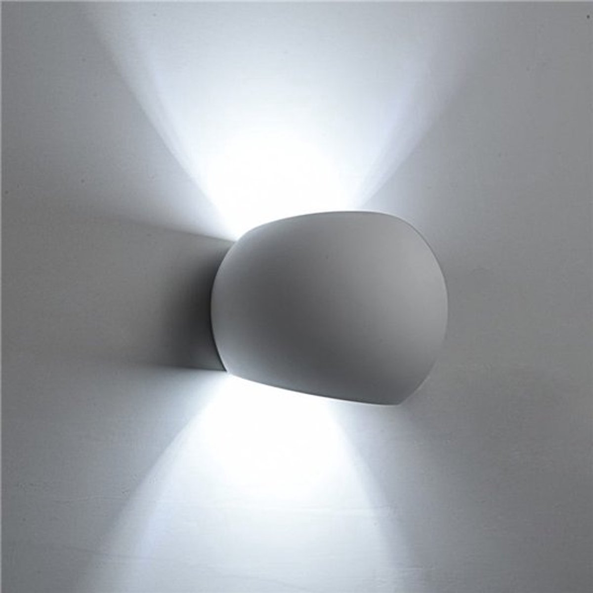 G9 gipsen wandlamp, LED-nachtlampje, wit licht - geschikt voor zachte verlichting in gange