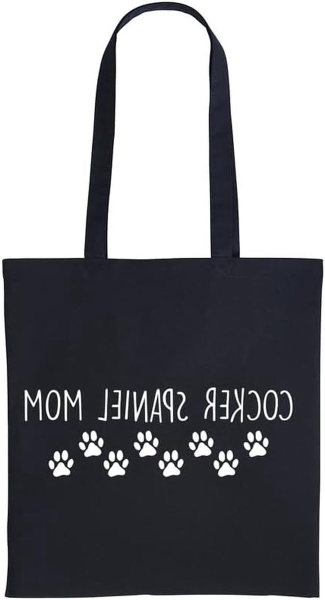 Cocker Spaniel Mom Bag - Tote Bag - Dagelijkse Boodschappen - Gedrukt op Eén Zijde - 42 x 38 cm