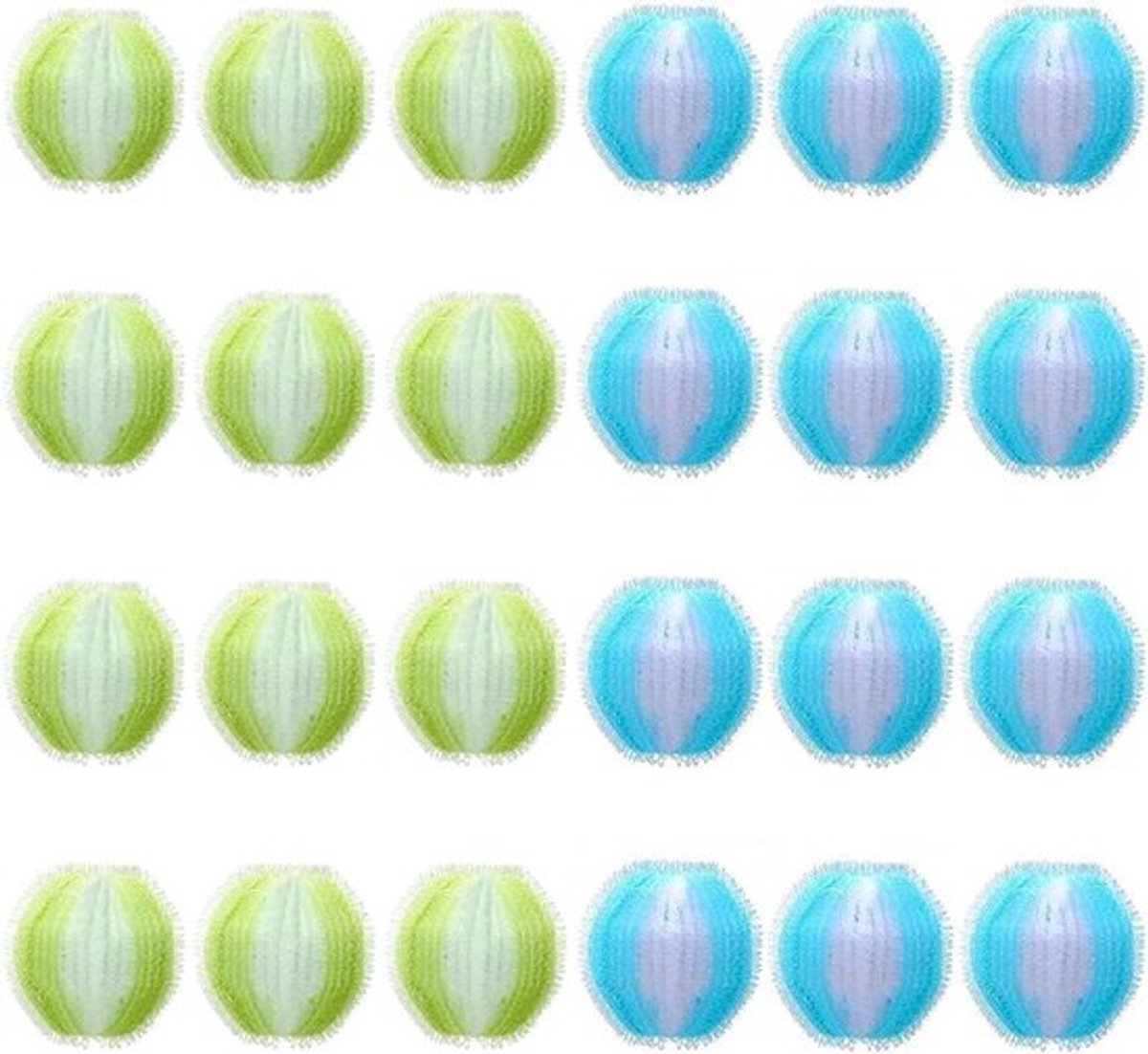 Pluisballen Dierenhaarverwijderaar - 24 Stuks - Herbruikbare Wasballen - Nylon - 4 cm - Pluizen Verwijderen - Antiharen Functie