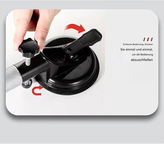 Granieten naadset - Tegelgereedschap - Nauwkeurig voegen - Dubbele zuignap - 40 cm - Zilver — afbeelding 5