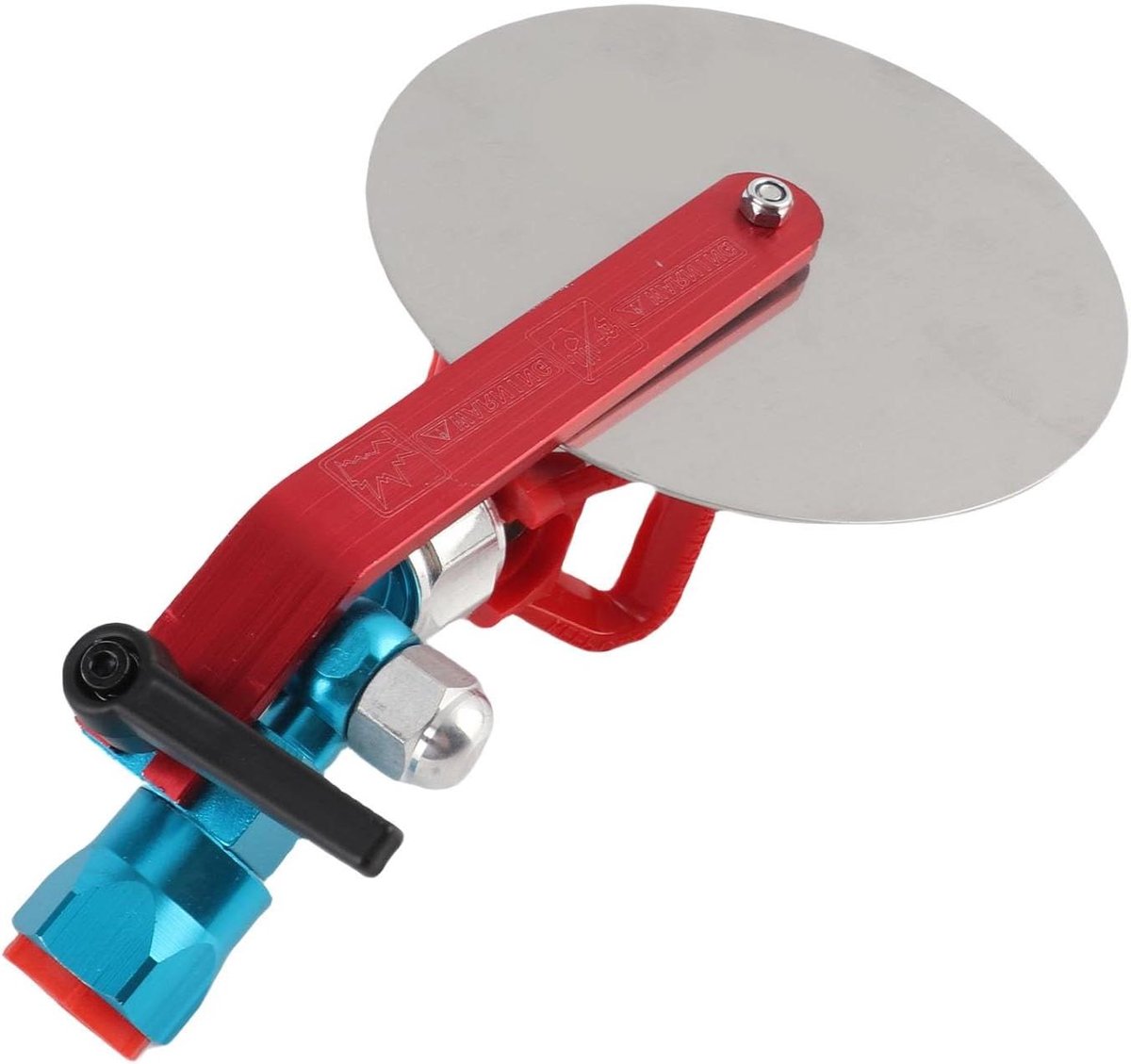 Spuitgeleider Accessoire - Verfspuit Mondstuk - Muren Spuiten - Wolfraamstaal - 7/8 Inch - Zilver