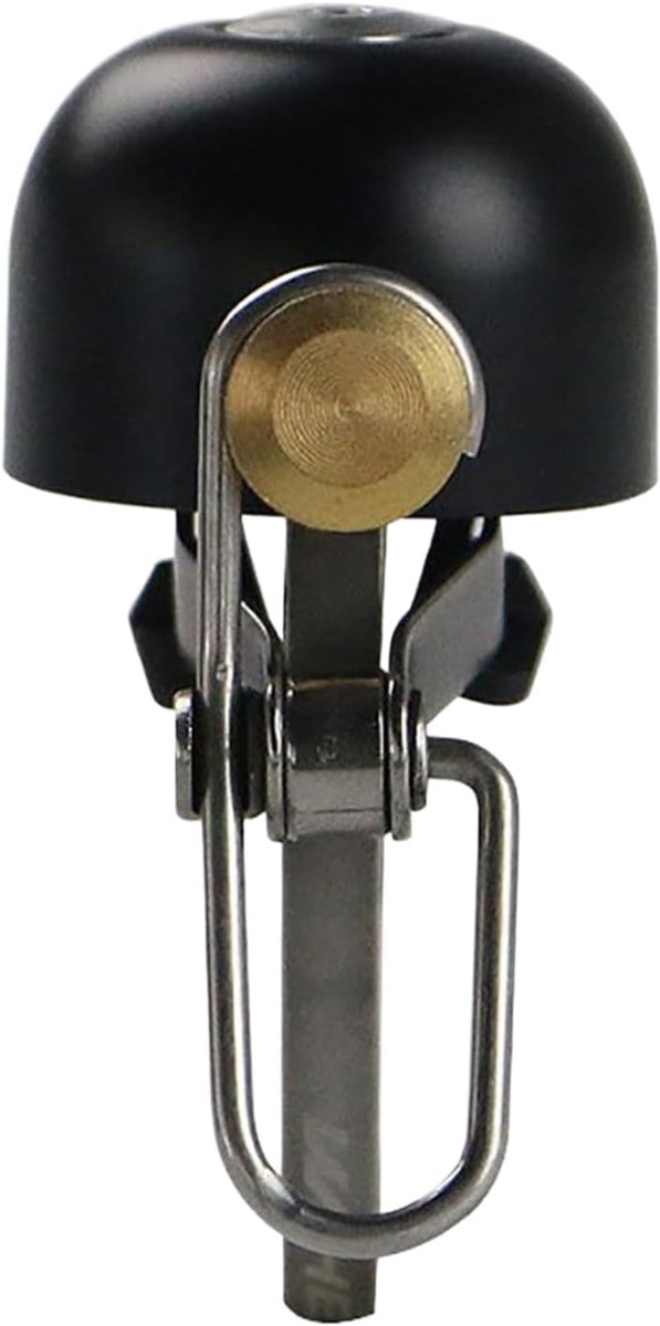 Fietsbel - Fietsbelring Bel - Veilig Fietsen - Luid Helder Geluid - 20-36 mm stuur - Zwart