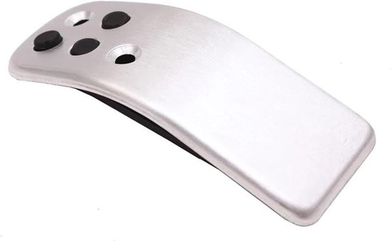 Auto Pedaalhoezen - Voetsteun Plaat - Verbeter Rijcomfort - Antislip Aluminium - Set van 2/3 - Zwart — afbeelding 5