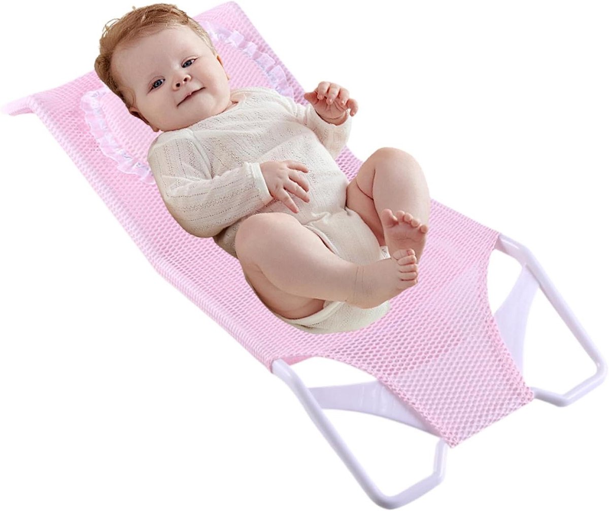 Badondersteuning Net - Badzitje Baby - Veilig Baden - Anti-slip Technologie - 6 x 30 x 6 cm - Roze