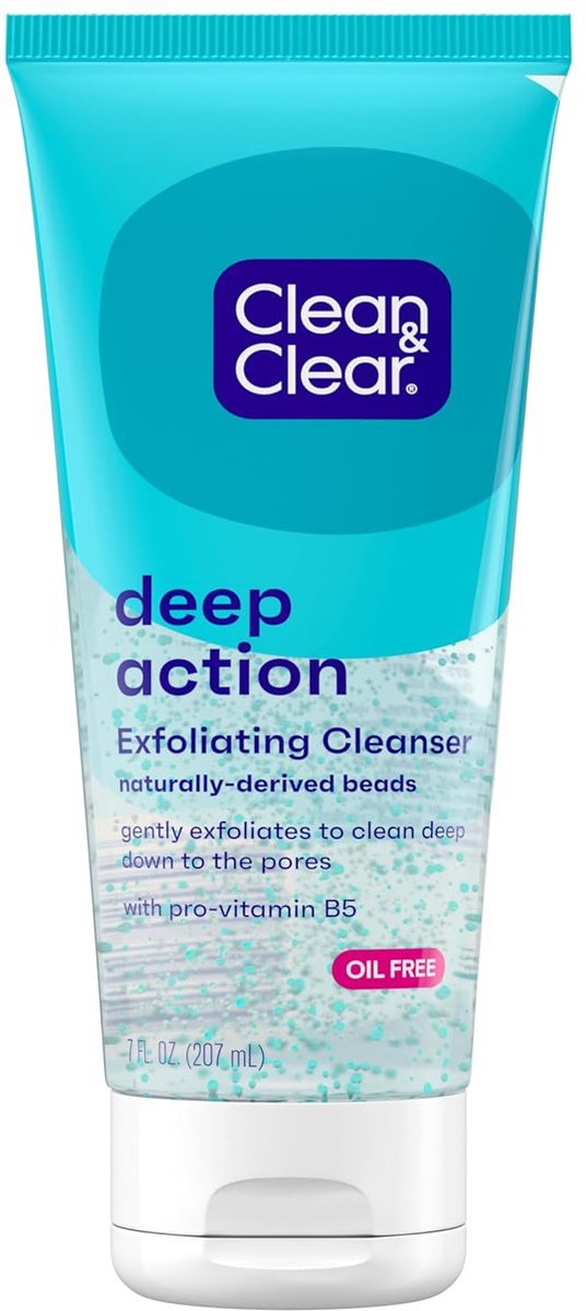 Clean & Clear Deep Action Exfoliating Scrub - Oil Free - 198 g