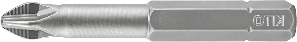 Kruiskopschroevendraaier - PH Schroevendraaier - Klusjes Thuis - Versterkte Punt - PH 3 x 50mm - Grijs