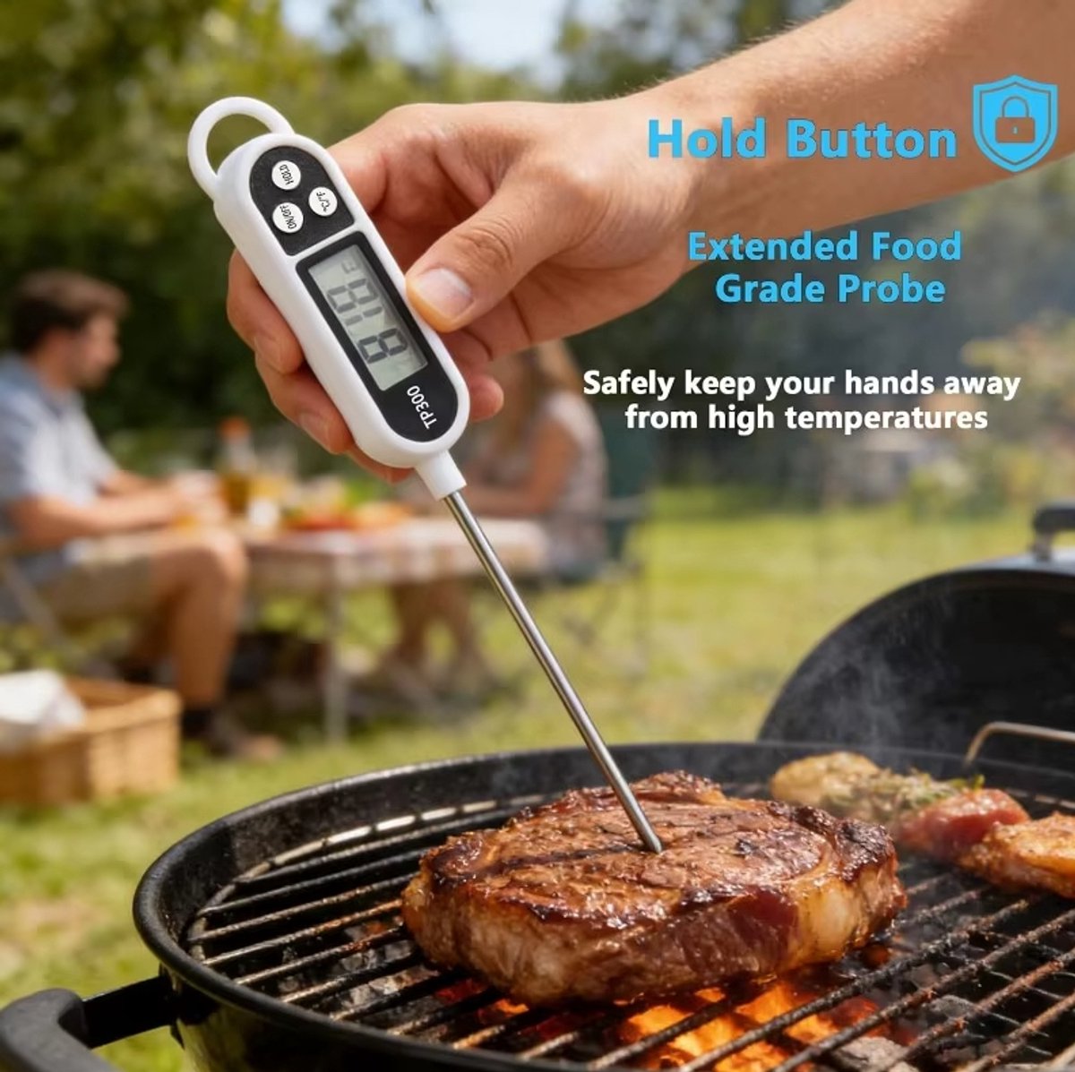Vleesthermomter - Suikerthermometer - Keukenthermometer - Kookthermometer - -50 Tot 300 Graden - Copy