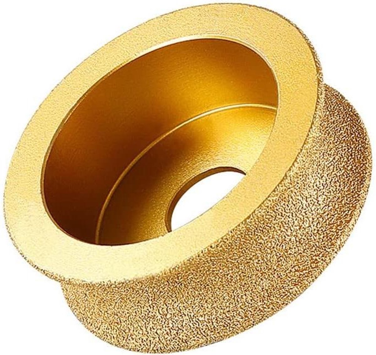 Slijpschijven afgeronde hoeken - Diamant schijf - Steen bewerken - Diamant lasproces - 75mm boring 20mm - Grijs