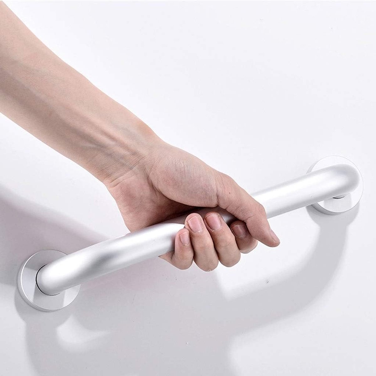 Badkamer handgrepen - Veiligheidshandgreep Douche - Veiligheid en Stabiliteit - Ruimte Aluminium - 12 16 20 inch - Zilver