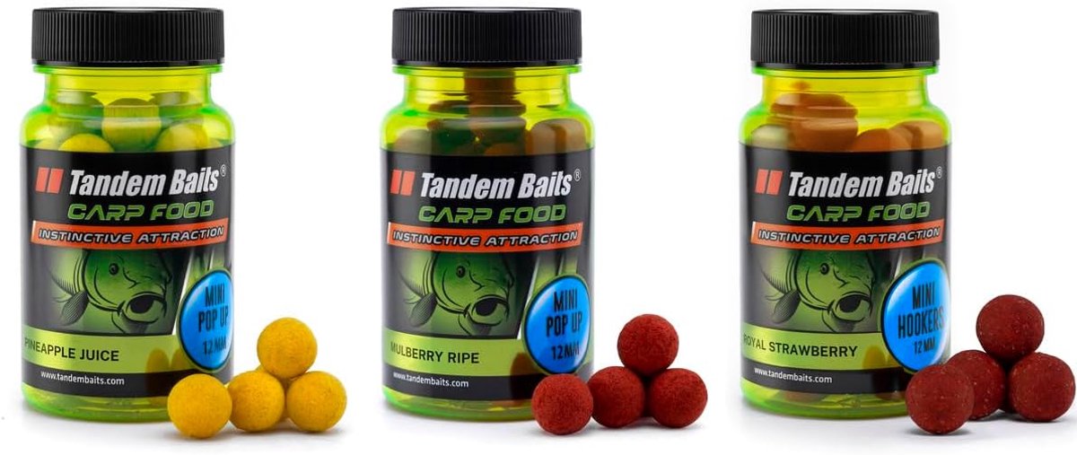 Karper Voer - Pop-up Aas - Vissen Op Karper - Continue Lokstof Afgifte - 3 Stuks 12mm - Fruit Mix