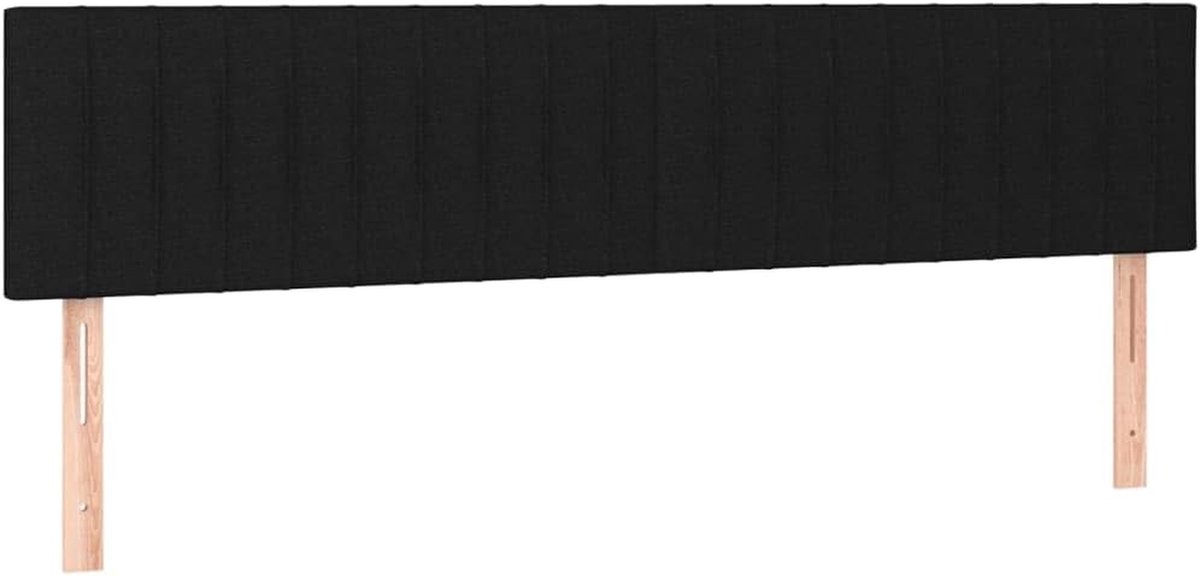 Hoofdborden Bed - Bed hoofdeinde - Slaapkamer Inrichten - In hoogte verstelbaar - 180x5x78/88 cm - Zwart
