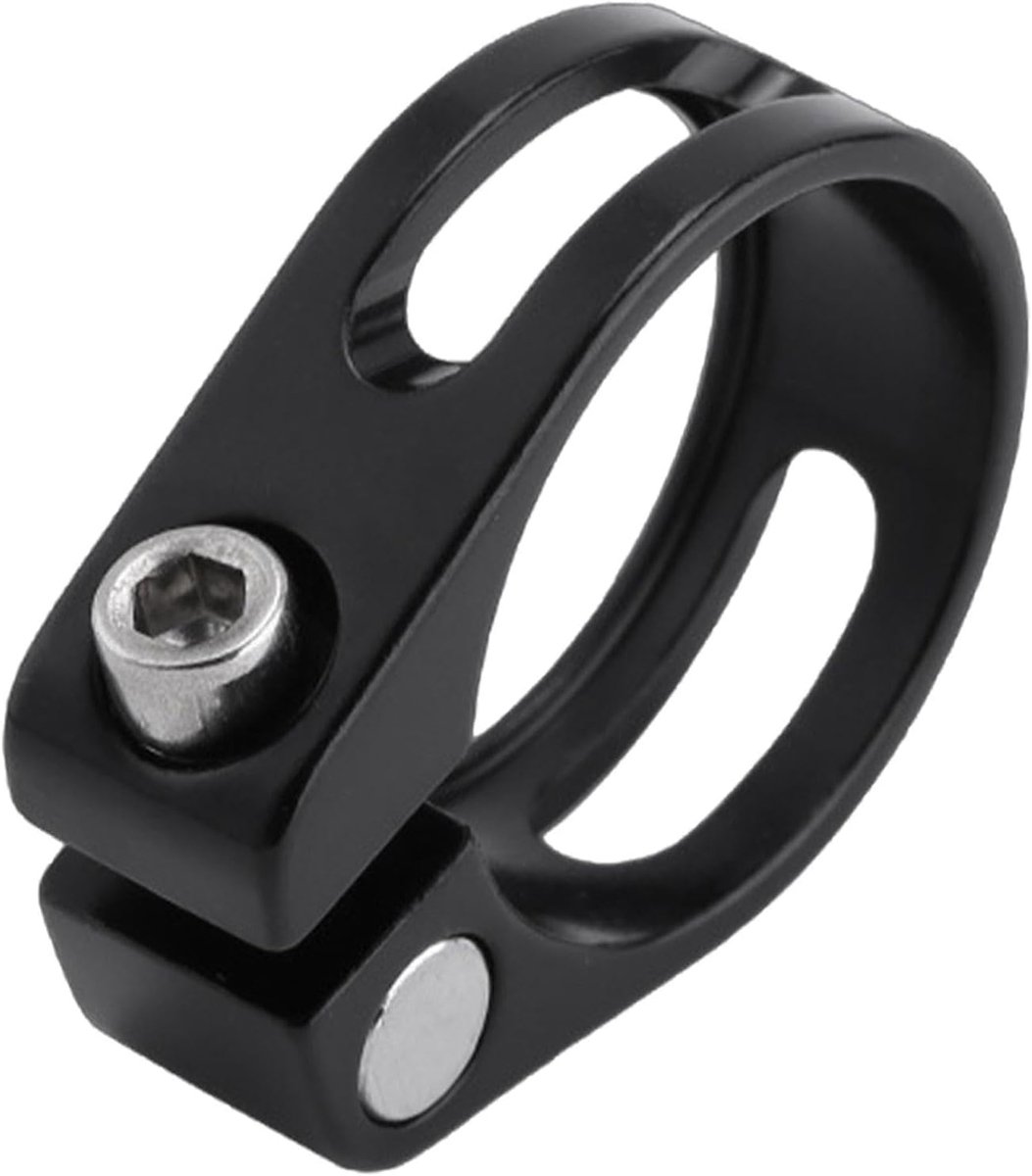 Fietszadelpen Klem - Zadelpen Klem - Zadelhoogte Aanpassen - Lichtgewicht Aluminium - 28.6 31.8 34.9mm - Zwart