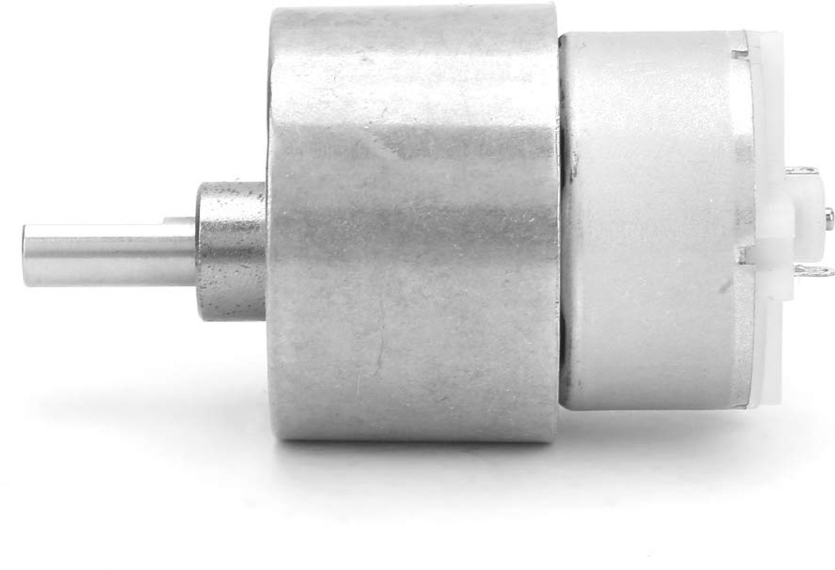 DC Reductiemotor - Geluidsarme Motor - Automatisering Apparatuur - Metalen Tandwielen - 12V 7W - Metaal