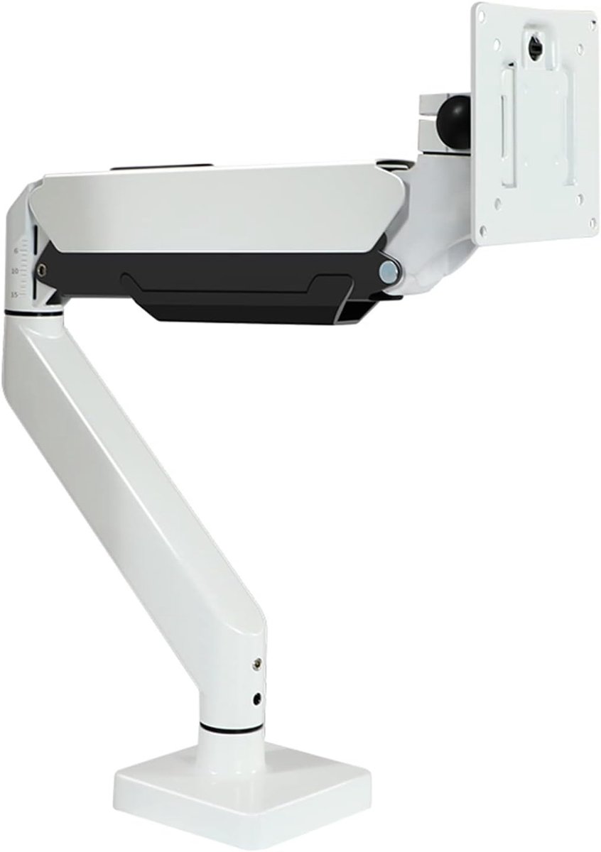 Monitor Arm - Schermhouder Bureau - Werkplek Organiseren - Volledig Verstelbaar - 17-49 Inch - Zwart