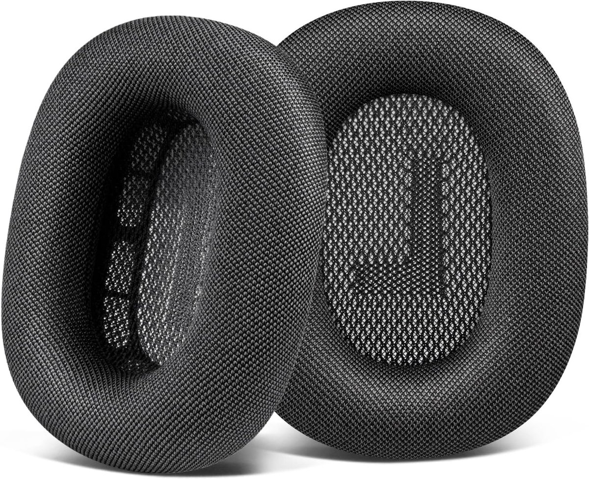 Vervangende Oorkussens voor Over-Ear Hoofdtelefoons, Duurzaam Mesh Stof en Zacht Schuim voor Comfort en Geluidsisolatie