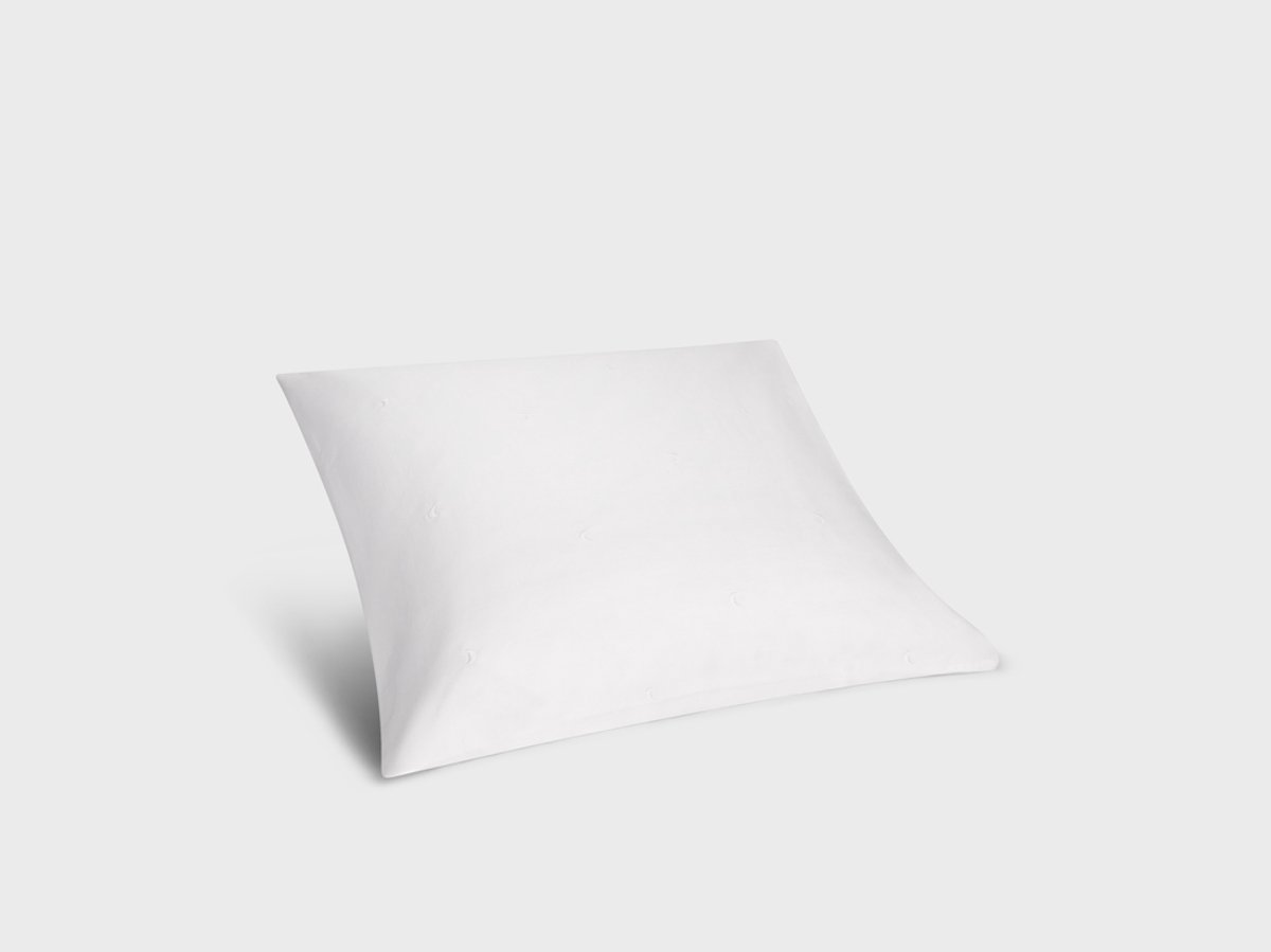 Yumeko kussensloop katoen satijn wit moon 65x65 - Bio, eco & fairtrade - 1 stuk