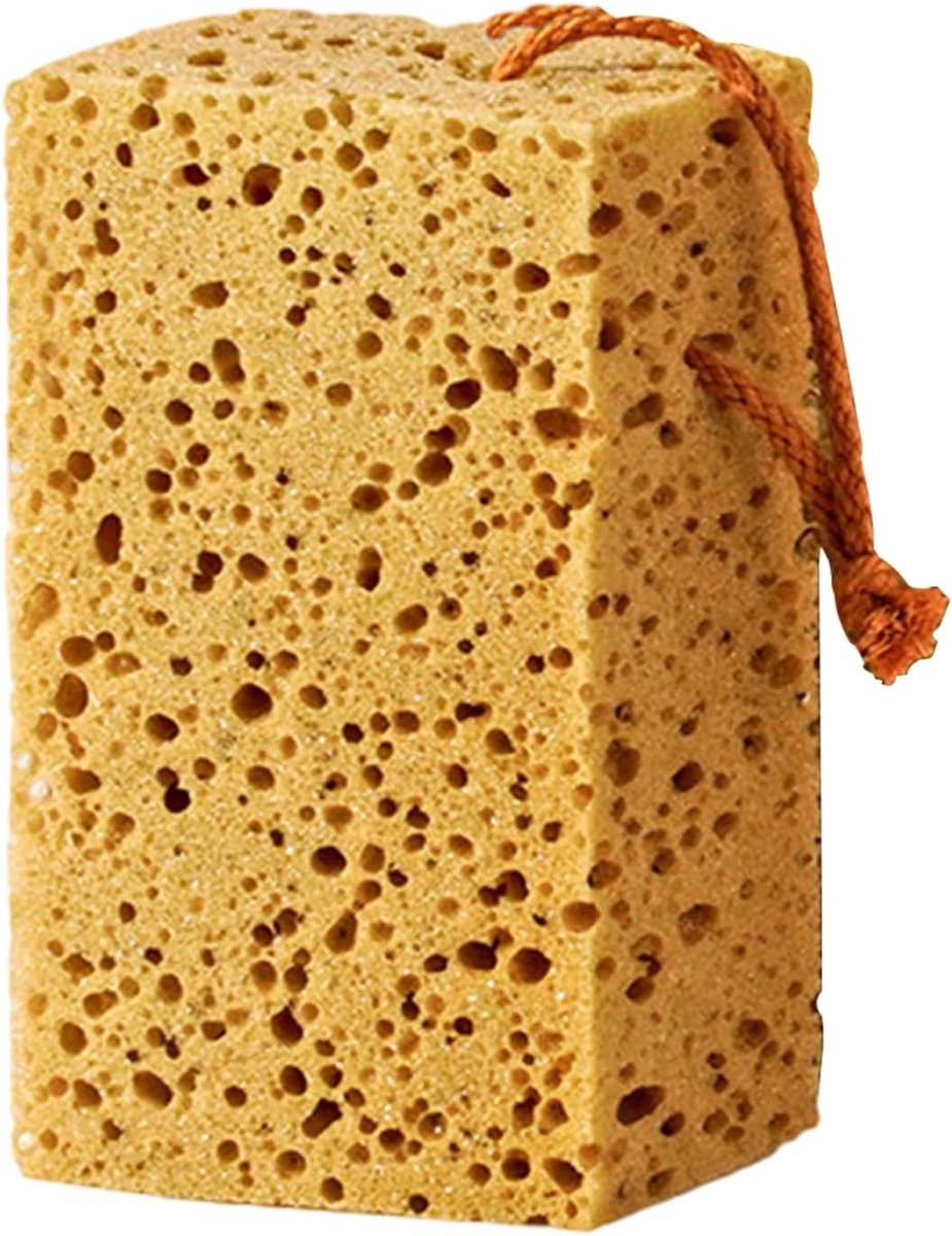 Autowas Spons - Reinigingsspons - Krasvrij Wassen - Hoog Schuim Effect - 17x10x8 cm - Lichte Koffie