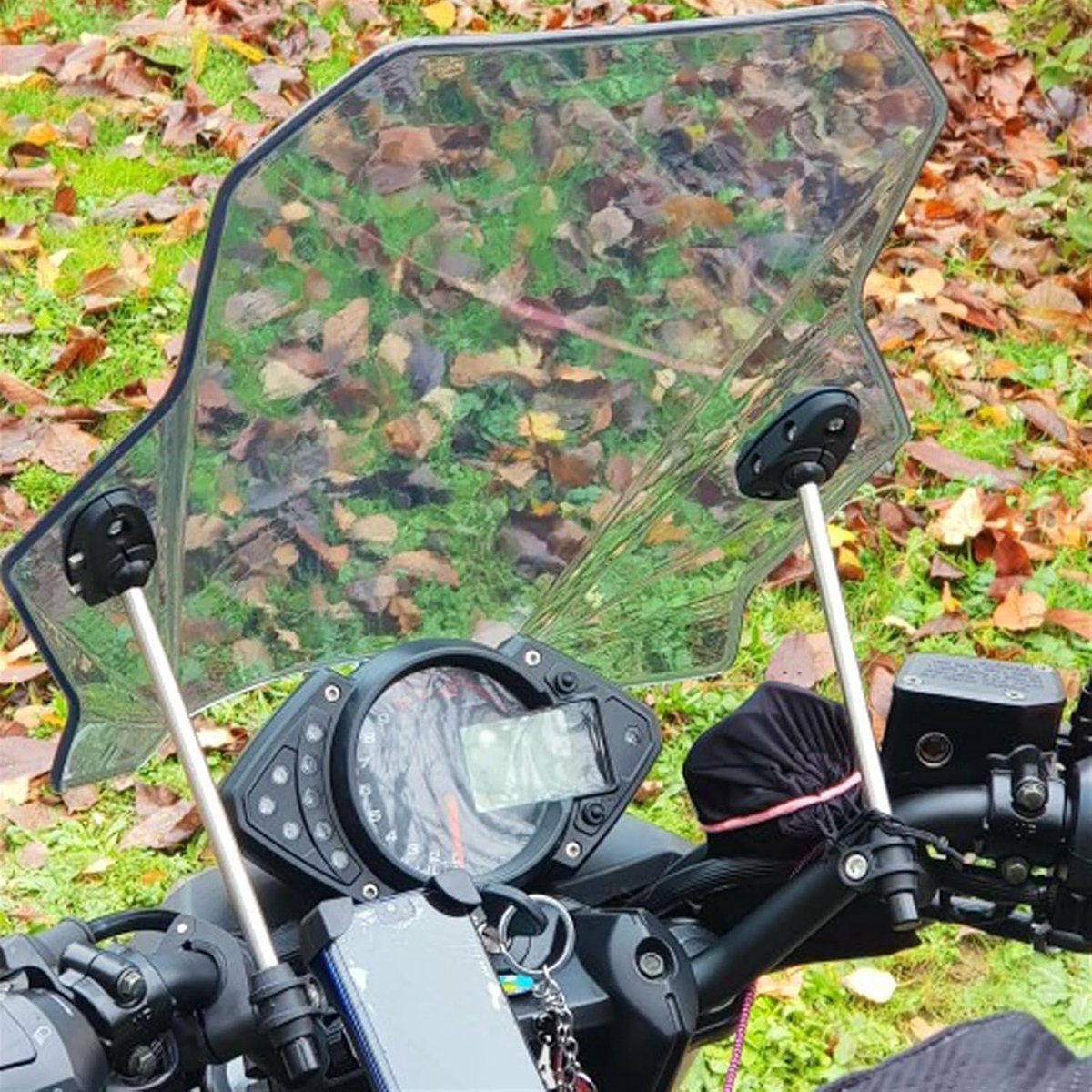 Scooter Voorruit - Windscherm Deflector - Comfortabel Rijden - Aerodynamisch Ontwerp - 4.2 mm Dikte - Transparant