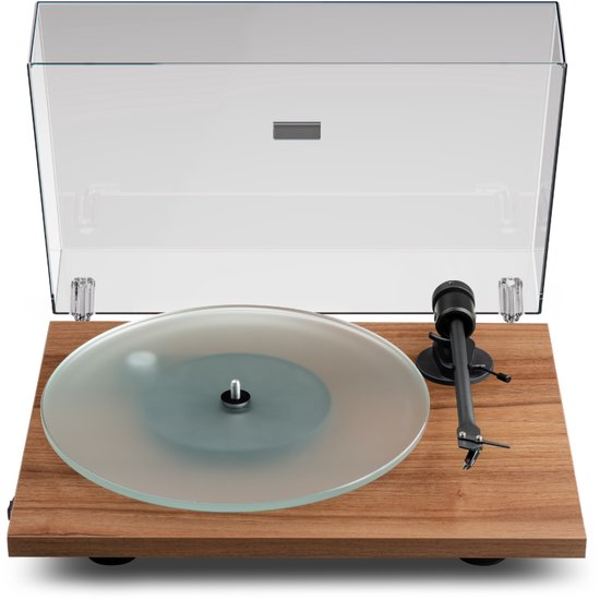 Pro-Ject T1 EVO BT OM10 Platenspeler - Ingebouwde Voorversterker - Bluetooth Verzender - Handgemaakt - Plug & Play - Walnoot — afbeelding 5