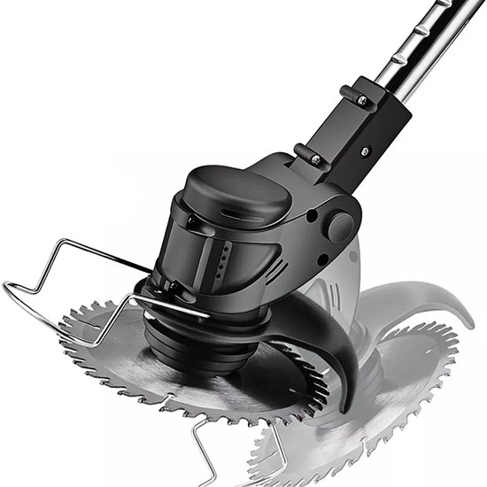 Draadloze 3-in-1 Grasmaaier - Roestvrijstalen En Kunststof Messen - 21V 2.0Ah Accu - Telescopische Steel Met 90° Draaibare Kop - Voor Tuin Park En Snoeien in De Buitenlucht — afbeelding 4