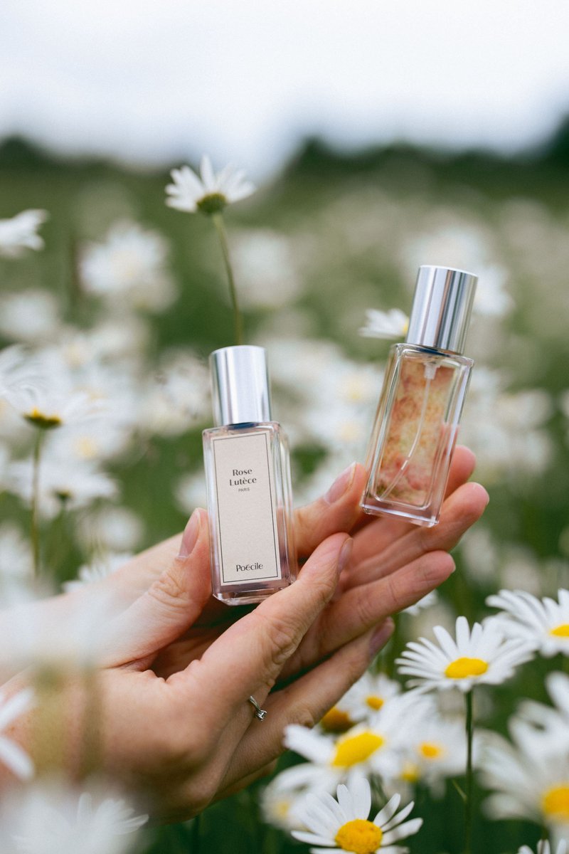 Poécile - Eau de Parfum - Rose Lutèce - Paris - Niche Parfum - Roos, Bloemig - 15ML