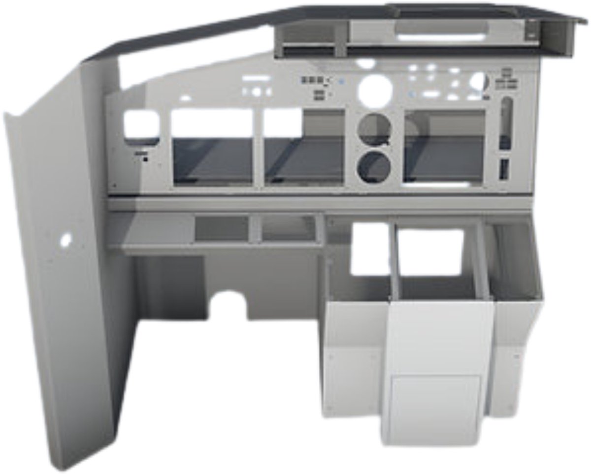 B737 Single Side Captain MIP V2 - For Std TQs -TILLER
