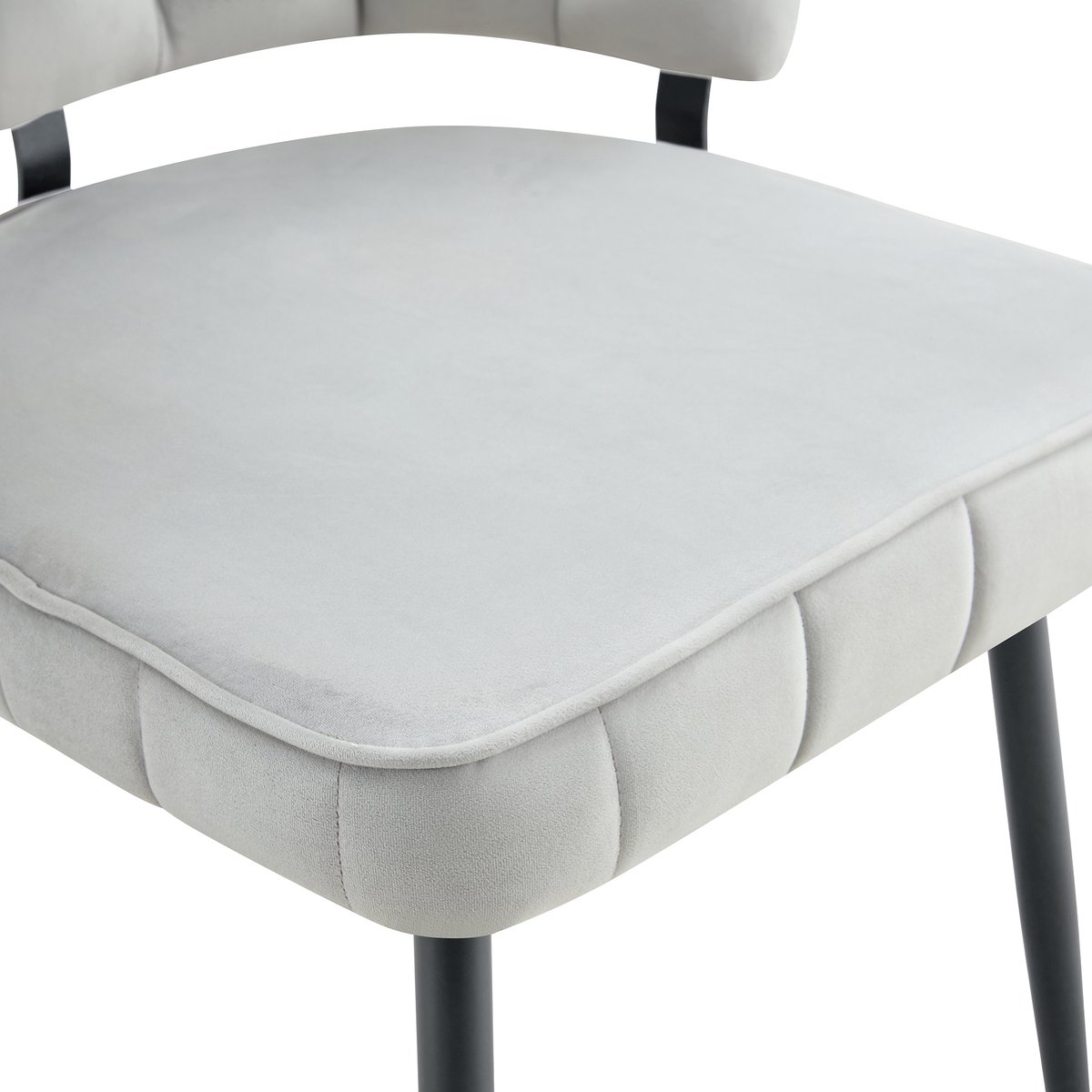 MODENUIT Eettafelset 107 cm Rond - Met Dubbele Opbergplanken - Voor Kleine Eetruimtes - MDF en Metaal - Lichtgrijs en Notenhoutkleur Lichtgrijs, Walnoot, Zwart