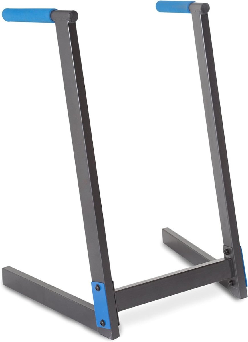 QORA® Pull Up Station - Fitness - Zwart/Blauw - 68cm x 56cm x 91cm