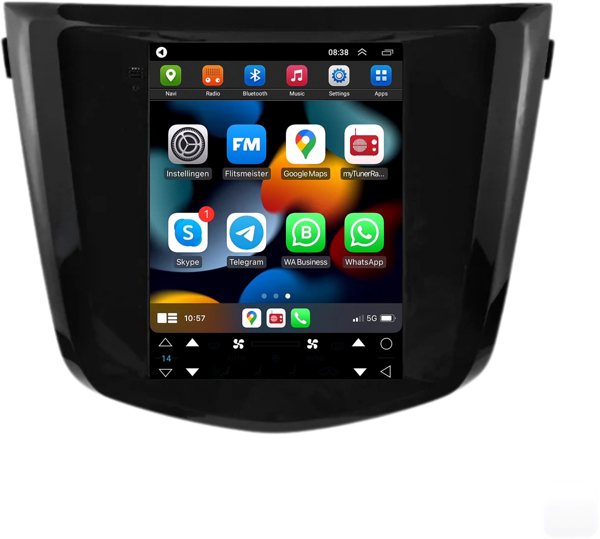 Carplay autoradio geschikt voor Nissan Qashqai | 2014 t/m 2021 | Android 13 | Draadloos Apple Carplay & Android Auto | 2GB + 32GB | 8-Core processor | Davilon | 2025 model | 2014 2015 2016 2017 2018 2019 2020 2021 | Bluetooth & Wifi