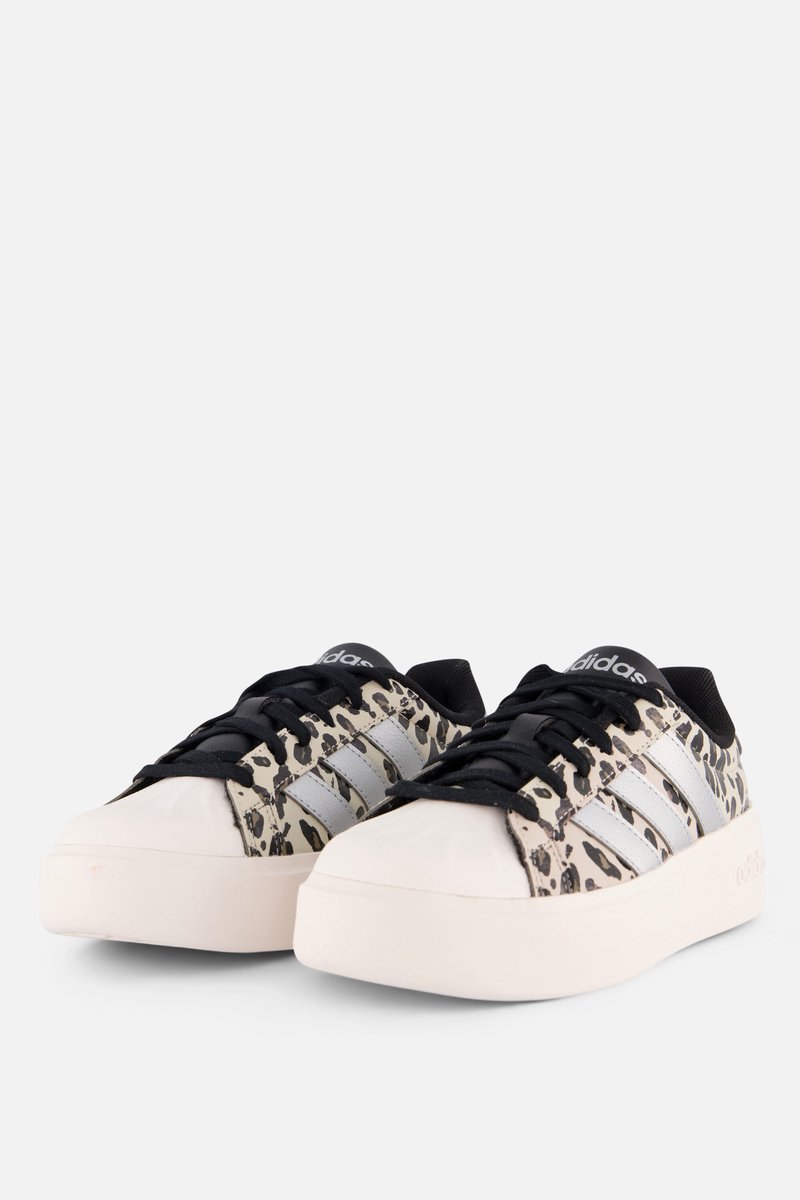 Adidas Streettalk Bold Sneakers Leopard Leer Dames Beige
