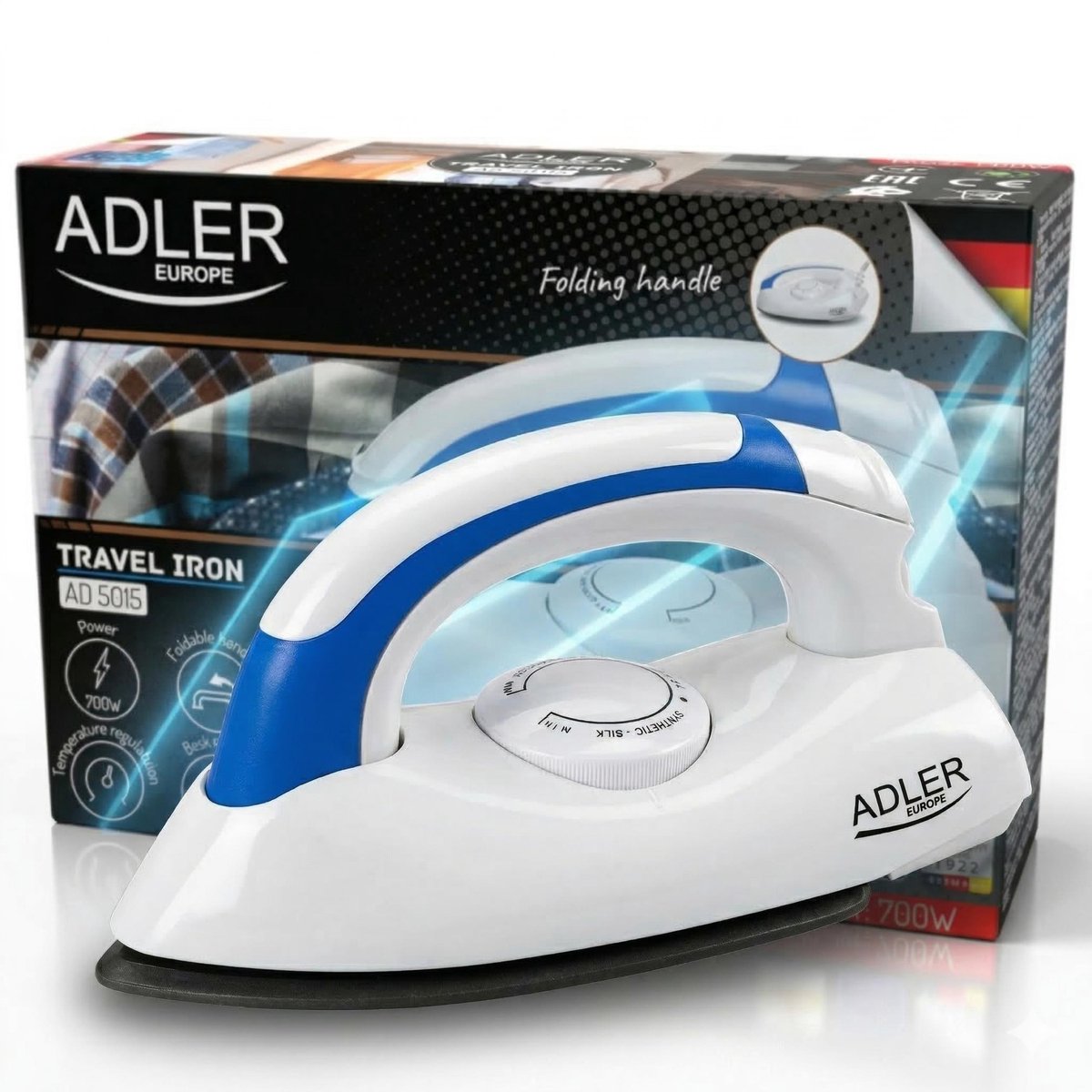 Adler AD5015  - Strijkijzer - reis model