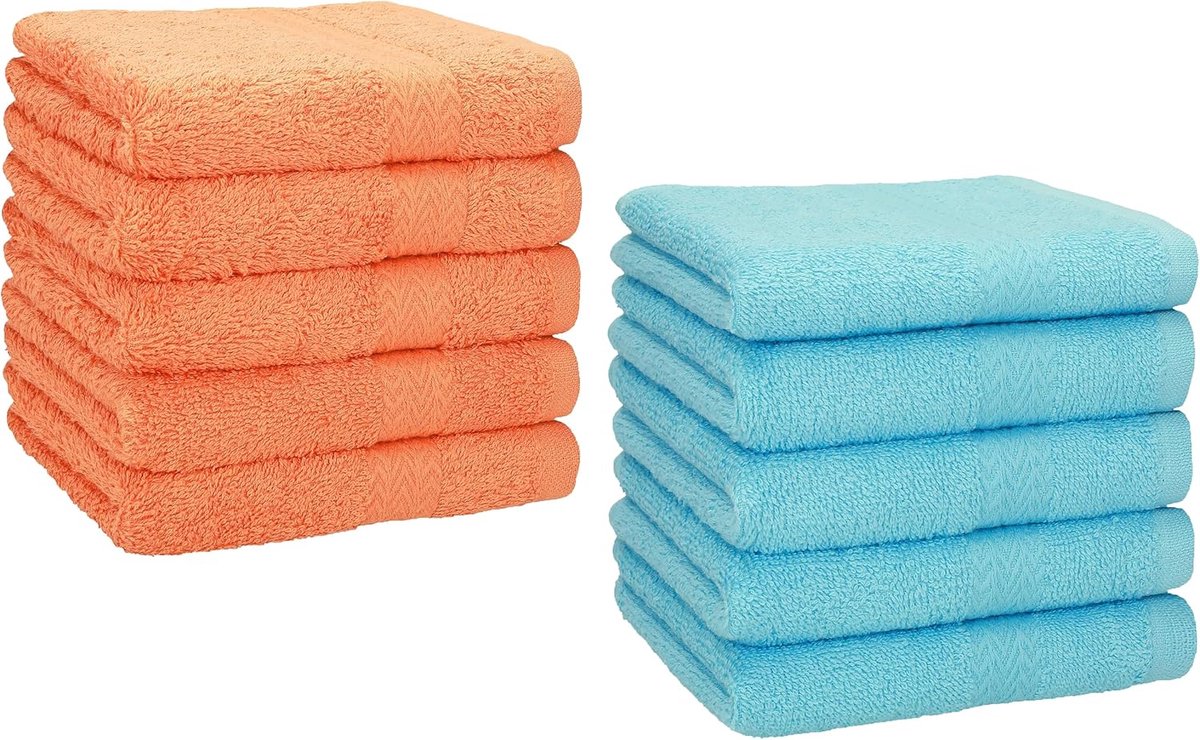 Zeepdoekjes Set - Badstof Doekjes - Dagelijks Gebruik - 100% Katoen - 10 stuks 30x30 cm - 
