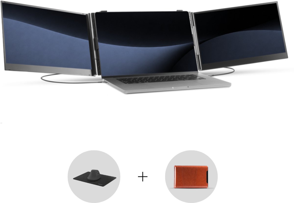 Blerron Flex - Portable Monitoren - 15.3 Inch - Lichtste model (1.2 KG) - Draagbare Monitor - Portable Monitor - Beeldscherm - 1920x1200 FHD
