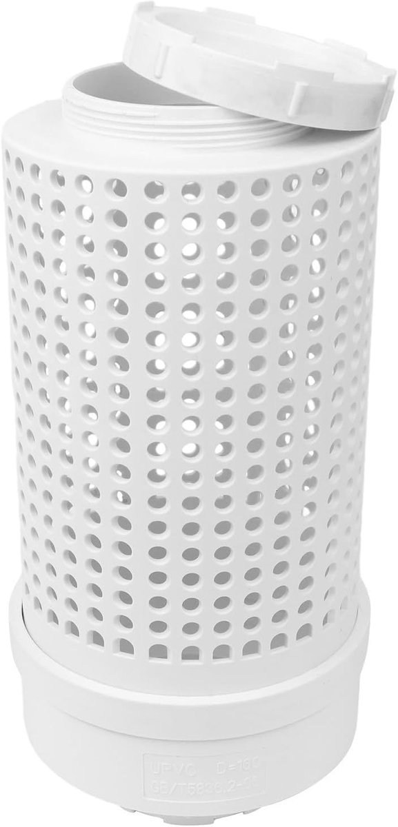 Ingraven compostbak - Wormenbak tuin - Afval verminderen - Efficiënte luchtcirculatie - 30 cm hoog - Wit