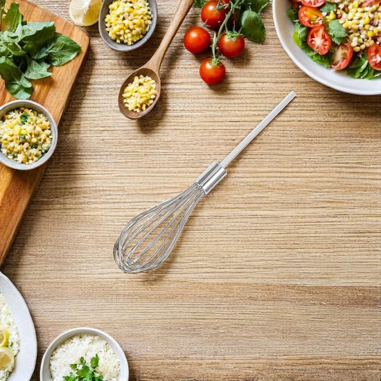 Heavy Duty Rvs Handmixer Opzetstuk Langgerekte Klopper Voor Boormixer Keuken Accessoires Efficiënt Mixen Van Deeg Ei Voor Bakken Eenvoudig Te Reinigen Vervangen van Merkloos — afbeelding 5