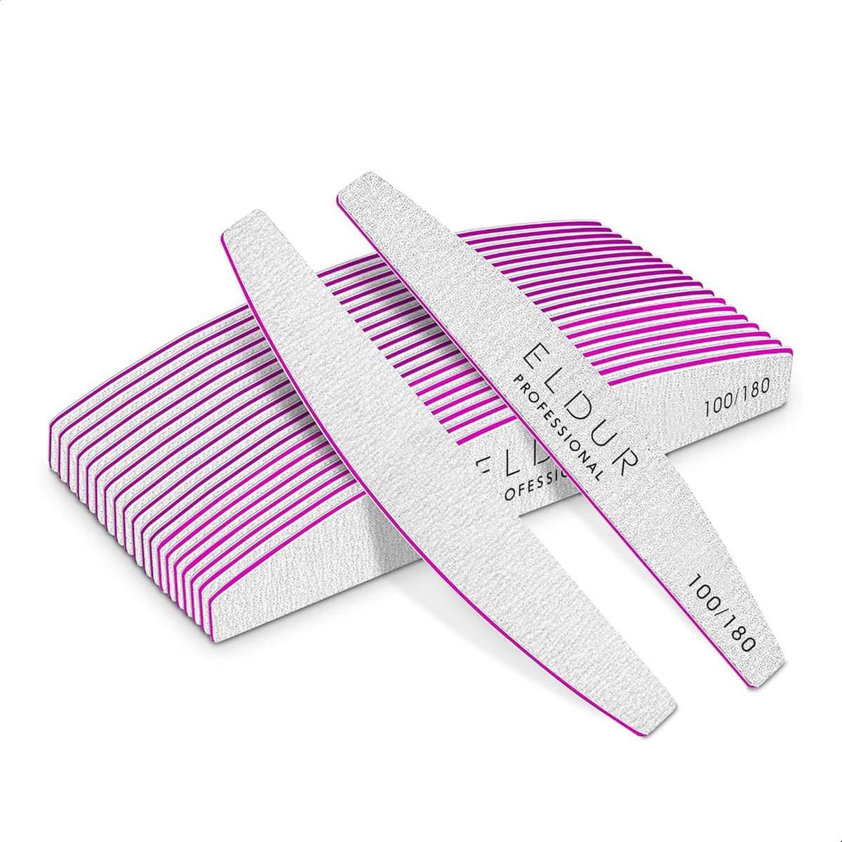 Nagelvijl Set - Manicure Tools - Nagels Vormen - Dubbelzijdig - 50 Stuks - Grijs