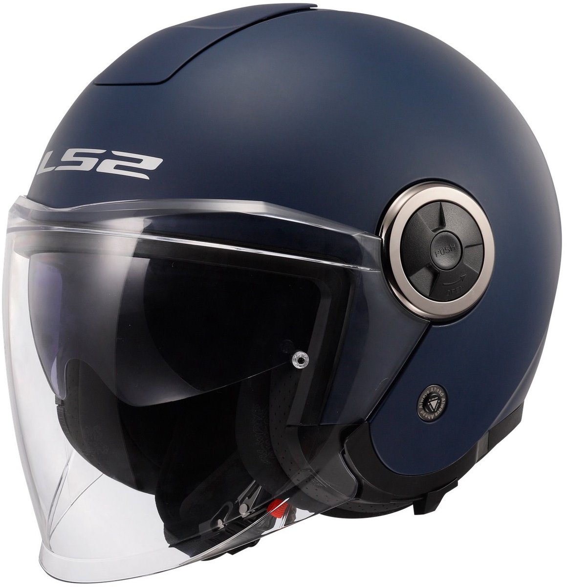 LS2 Helm Classy Solid OF620 mat blauw maat XS