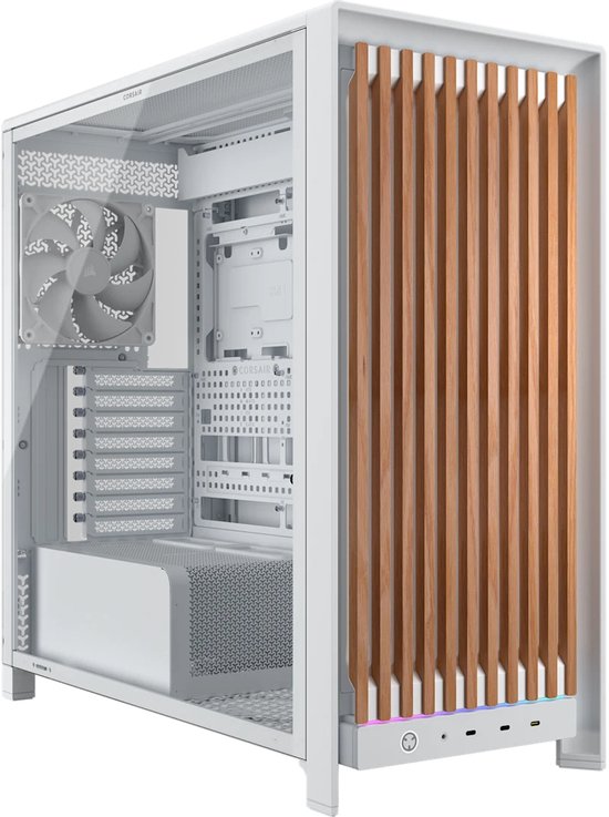Corsair FRAME 5000D Wood RS Performance (White)