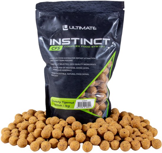 Ultimate Instinct CFS Boilies 15mm 5kg - Crunchy Tigernut - Boilies van Ultimate — afbeelding 2