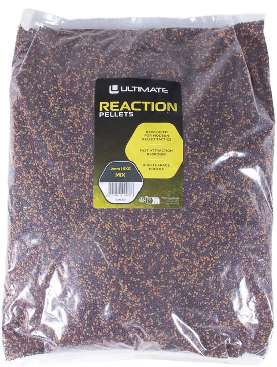 Ultimate Reaction Mixed Pellets 4.5mm (5kg) - Vispellets van Ultimate — afbeelding 3