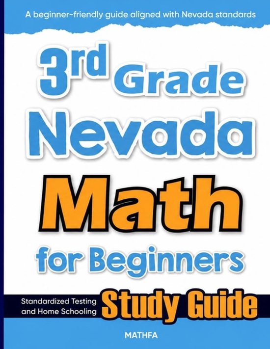 3rd Grade Nevada Math for Beginners - cover