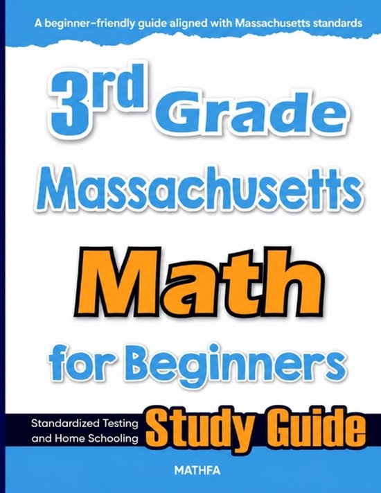 3rd Grade Massachusetts Math for Beginners - cover