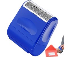 Privacy Stempel Roller - Gegevensmasker Tool - Vertrouwelijke Documenten Beveiligen - Breed Dekkend Inktpatroon - 8x7x4 cm - Zwart