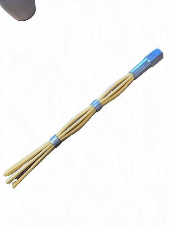 JMC Nylon Borstel met Metalen Strips 310 mm - 9 Stuks - Vervangborstel voor Onkruidborstelmachine van JMC — afbeelding 2
