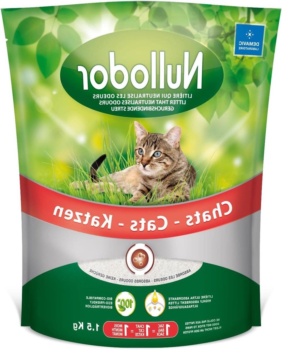 Kattenbakvulling - Kattenbak korrels - Geur Absorberen - 1 Maand Per Kat - 1.5 kg - Wit