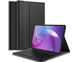 Hoes met Toetsenbord geschikt voor Lenovo Idea Tab Pro Gen 2 (13 inch) – Keyboard Book Case – Bluetooth – Zwart