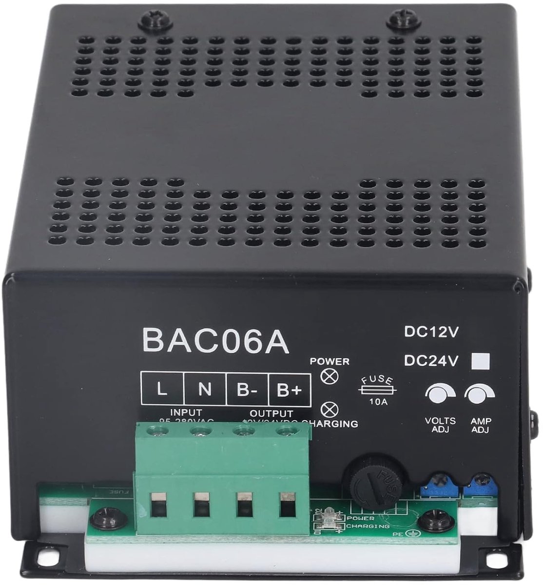 Acculader Module - Batterij Lader - Generatoren Laden - Verstelbare Stroom - 2A Input - Zwart