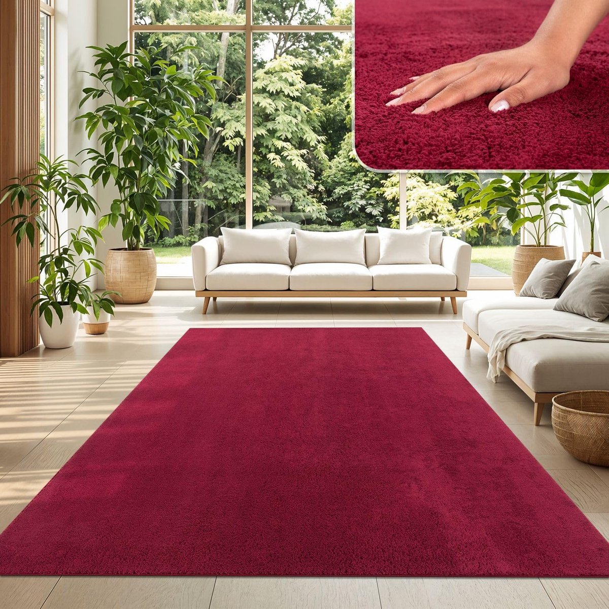 Vloerkleed Kortpolig - Modern Design - Woonkamer Inrichting - Geschikt voor vloerverwarmin